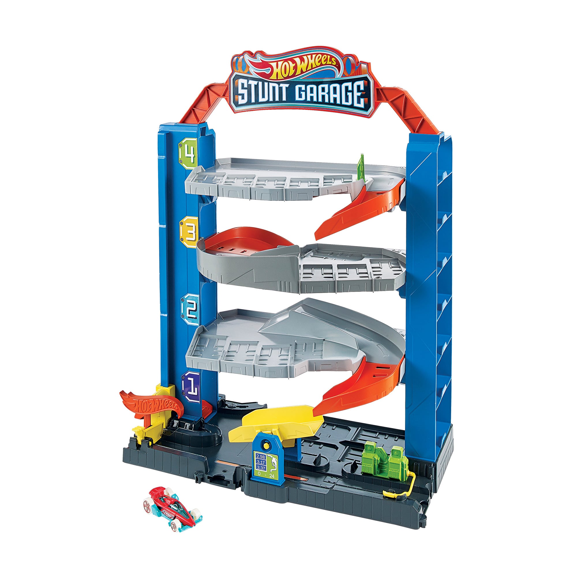 Іграшковий гараж для машинок Klein Hot Wheels чотириповерховий, від 4 років, 41*36*8 см (GNL70)